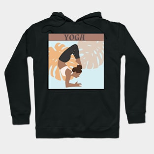 Girl makes yoga Hoodie